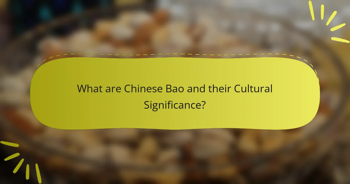 What are Chinese Bao and their Cultural Significance?